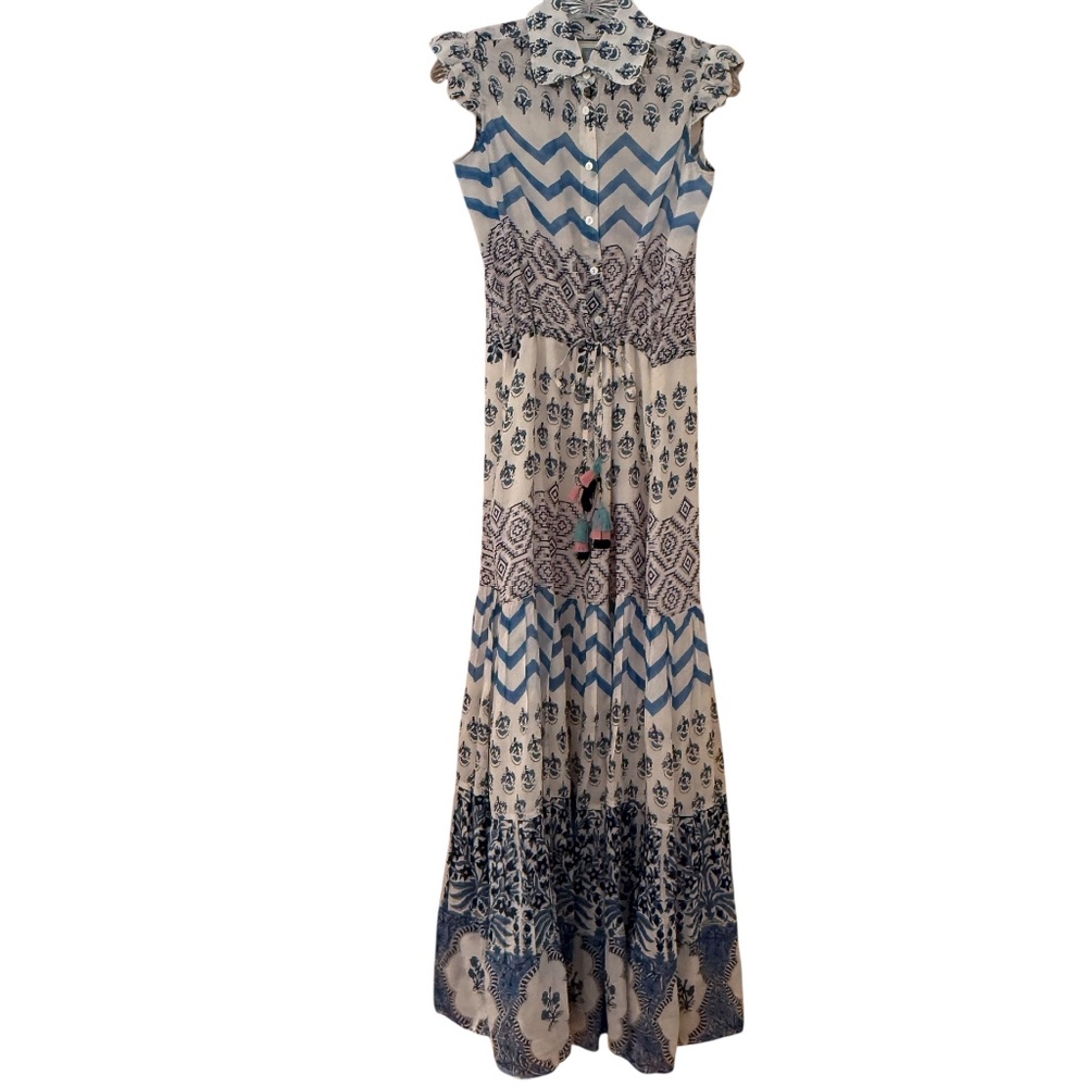 Bell by Alicia Bell cap sleeved maxi dress, size XS